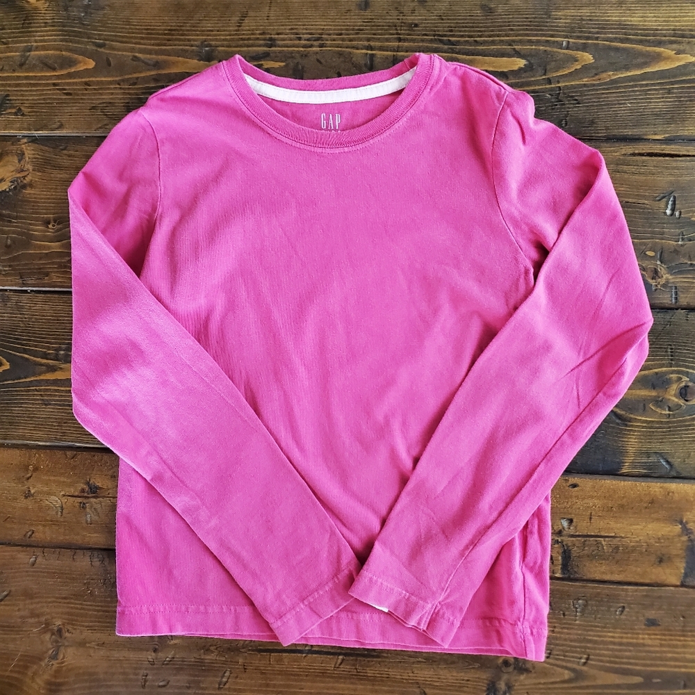 GAP pink long sleeve t-shirt, sz XL (12)